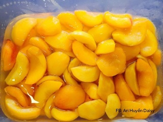 LON 480gr ĐÀO MIẾNG ngâm DBENT