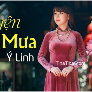 ✨💃 Áo dài nhung Hồng Ruốc Đậm _nhìn yêu mắt cực kì nha người ơiii 🎶💃👏