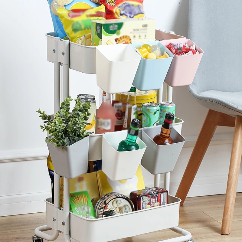Giỏ Nhựa Mini Đựng Bàn Chải Đánh Răng Tiện Lợi