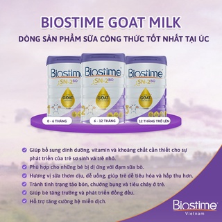 Sữa Biostime Goat Dòng Sữa Dê Cao Cấp (số 1-2-3)
