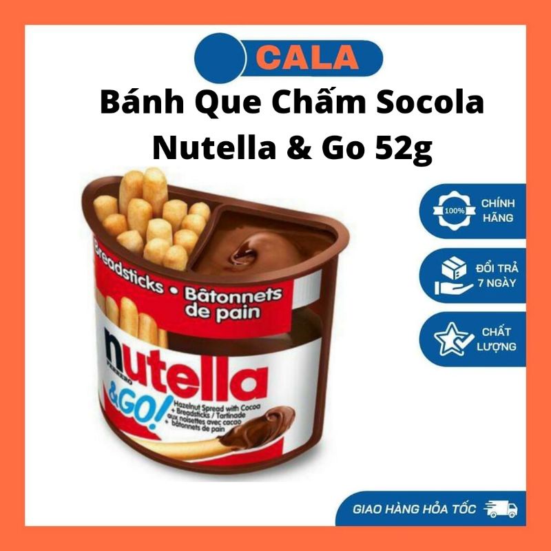 Bánh Que Chấm Socola Nutella &amp; Go 52gr