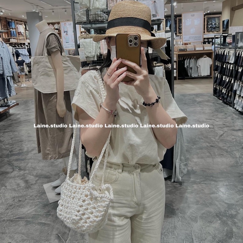 NETBAG- TÚI LƯỚI MÓC ĐEO 2 KIỂU, KÈM TÚI VẢI
