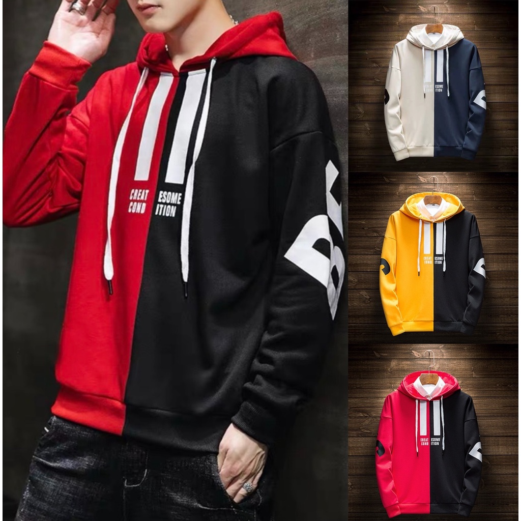 Áo Hoodie Nón Chui Trùm Đầu Nữ Nam Unisex Chất Vải Nỉ Poly Unisex Because WAH104