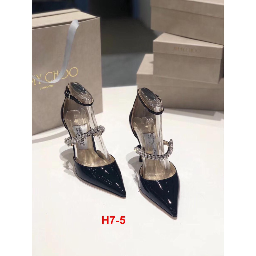 H7-5 Jimmy Choo sandal cao 8cm siêu cấp
