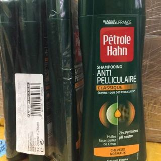 Set 4 Dầu gội trị gàu ngăn rụng tóc PETROLE HAHN PHÁP