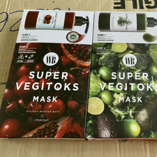 Mặt nạ rau củ thải độc Super Vegitoks