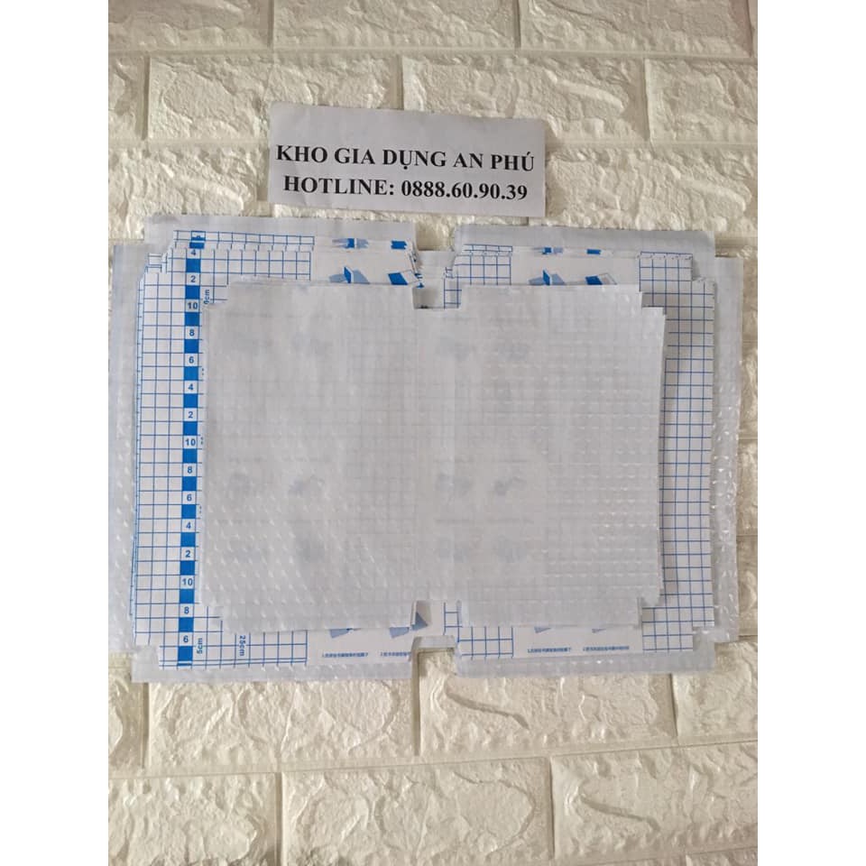 Set 10 tờ bọc sách vở trong suốt băng dính vân chéo cực bền