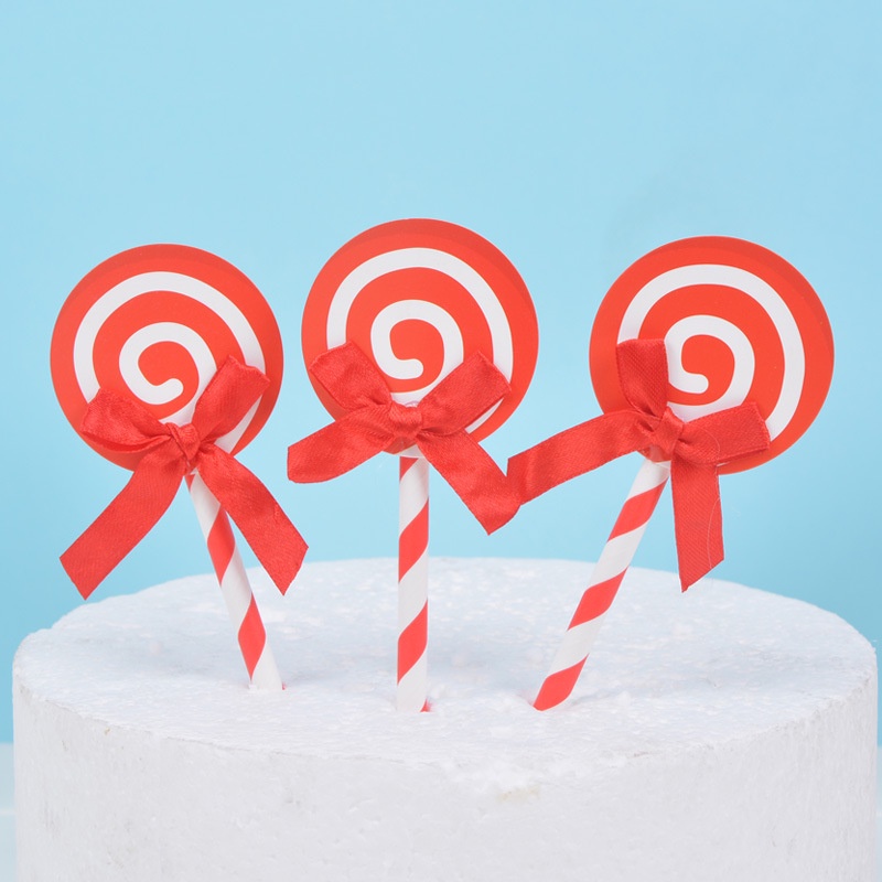 que cắm bánh kem [FREESHIP] que cắm hình kẹo mút