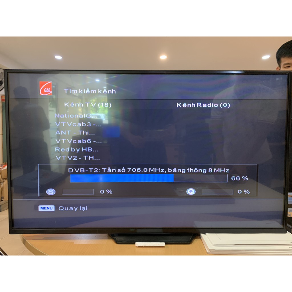 Đầu thu truyền hình kỹ thuật số mặt đất DVB T2, xem miễn phí truyền hình trọn đời trên các kênh VTC, VTV