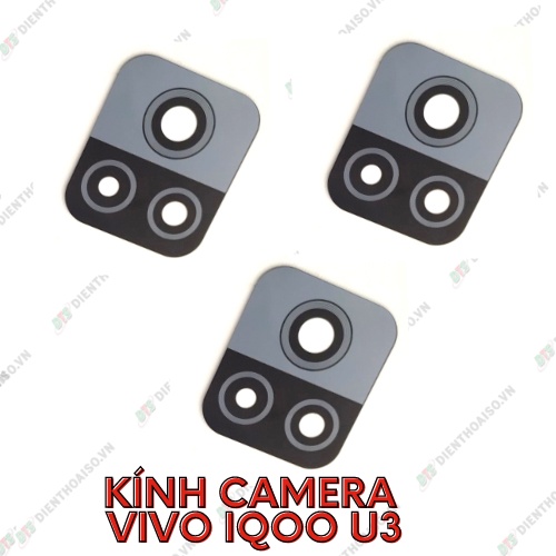 Mặt kính camera vivo iqoo u3 có sẵn keo dán