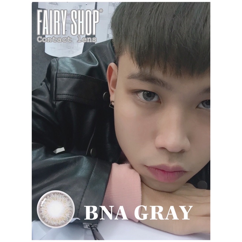 Áp Tròng BNA GRAY 14.0 - Kính Áp Tròng FAIRY SHOP CONTACT LENS độ 0 đến 8