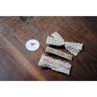 Set kẹp tóc ren vintage style Hàn Quốc