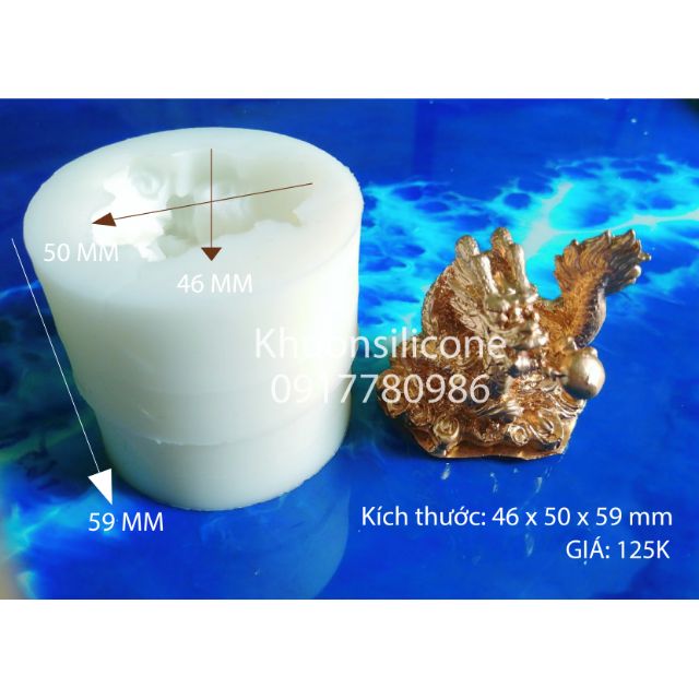 Khuôn silicon 12 con giáp (Thìn)