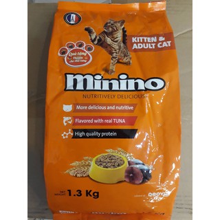 Thức ăn mèo MININO 1.3kg Vị cá Ngừ Dành cho mèo mọi lứa tuổi