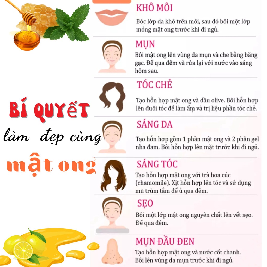 Mật Ong Hoa Cà Phê Nguyên Chất đựng trong hủ thủy tinh con ong đặc sánh, thơm ngon