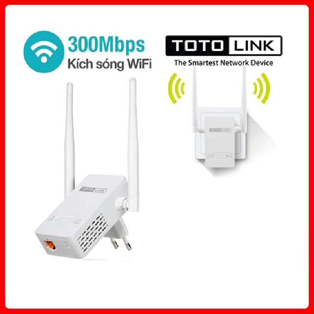 [COMBO 5 Bộ kích sóng EX 200] Bộ kích sóng Wifi TotoLink EX200 - 300Mbps - BH24 Tháng
