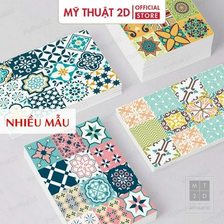 [NHIỀU MẪU] Decal gạch bông dán bếp, tường, nhà tắm, quầy quán bar_MT6045