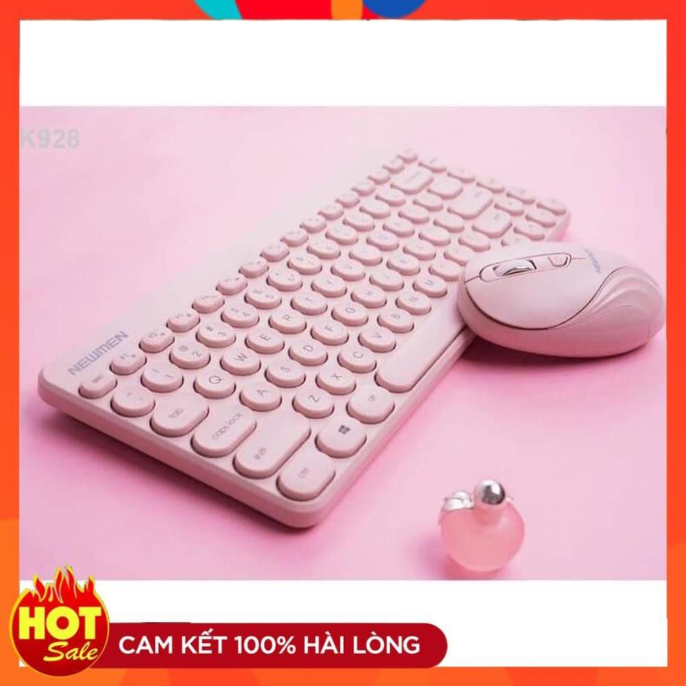 [Chính Hãng] Bộ phím và chuột không dây siêu đáng yêu NEWMEN K928 White_Hàng chính hãng bảo hành 12 tháng