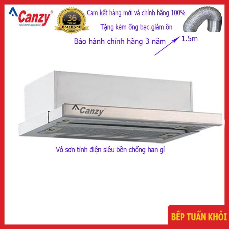 Máy hút mùi Canzy CZ-7002-SYP. Tặng ống dẫn