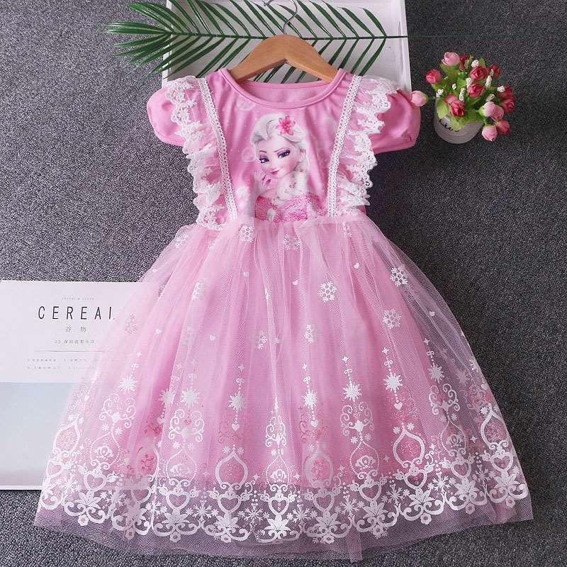 ♛Đầm Công Chúa Aisha Phong Cách Phương Tây Kiểu Mới Cho Bé Gái