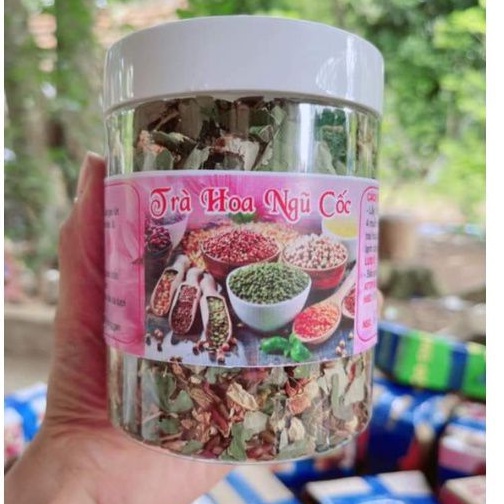 5 hộp trà hoa ngũ cốc  thanh lọc đẹp da 350gr