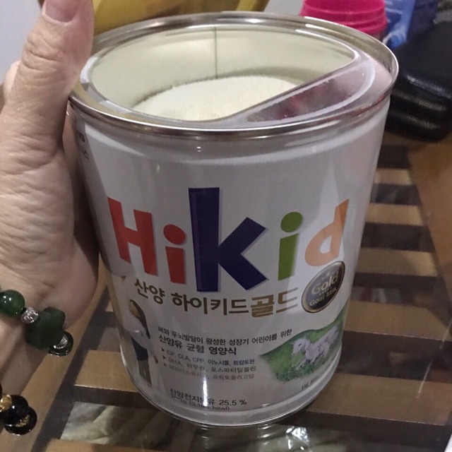 Sữa Hikid vị vani, sôcla, Hidkid dê