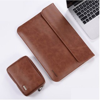 Bao Da Kèm Túi Đựng Sạc Macbook Cao Cấp Reimoer (T015)