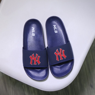 dép mlb-ny quai ngang nam nữ màu basic