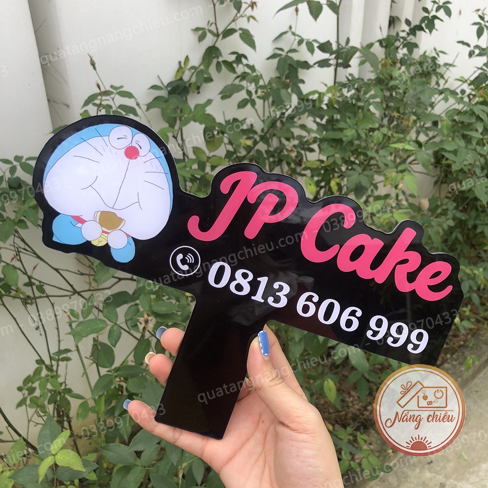 Bảng hiệu mica cầm tay- xinh xắn- thiết kế theo yêu cầu ☘Quà Tặng Nắng Chiều☘