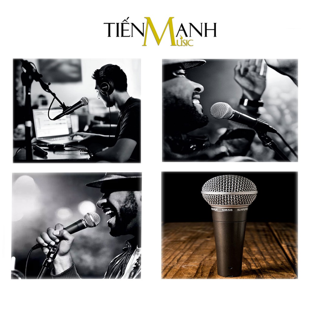 [Chính Hãng] Mic Cầm Tay Shure SM58-LC Micro Phòng Thu SM58LC Studio Microphone Karaoke SM58