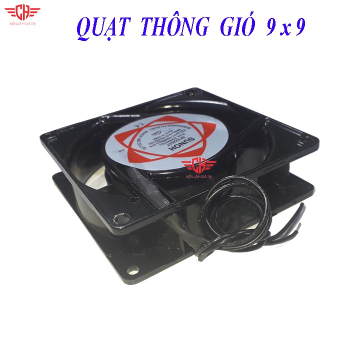 quạt tản nhiệt 220v 9x9cm