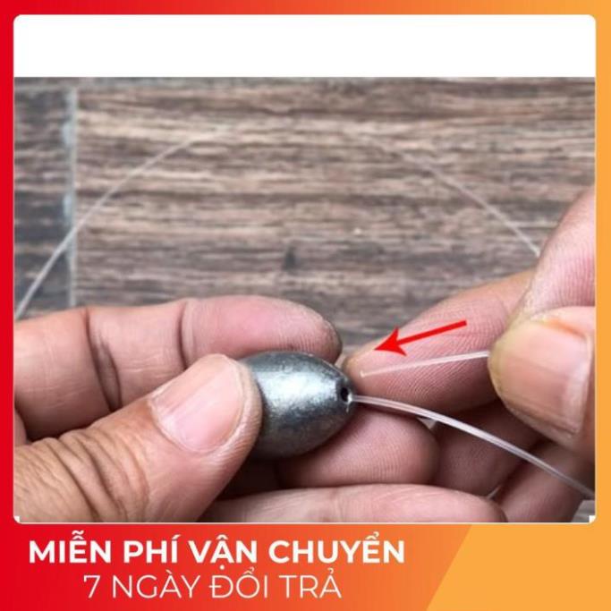 chì câu cá xuyên tâm đủ size