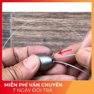 Chì câu cá xuyên tâm đủ size