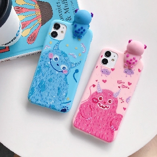 Ốp điện thoại kiểu quái vật 3D HT2B179 cho Iphone 11 11Pro 11Promax X Xs Xsmax Xr 7 8PLus SE 4.7inch 5.5inch
