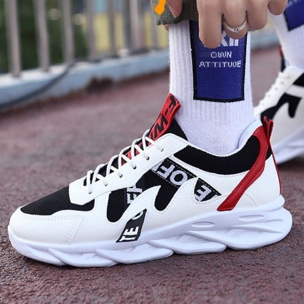 Giày thể thao sneaker nam cao cấp 2020 đế viền xoắn cá tính