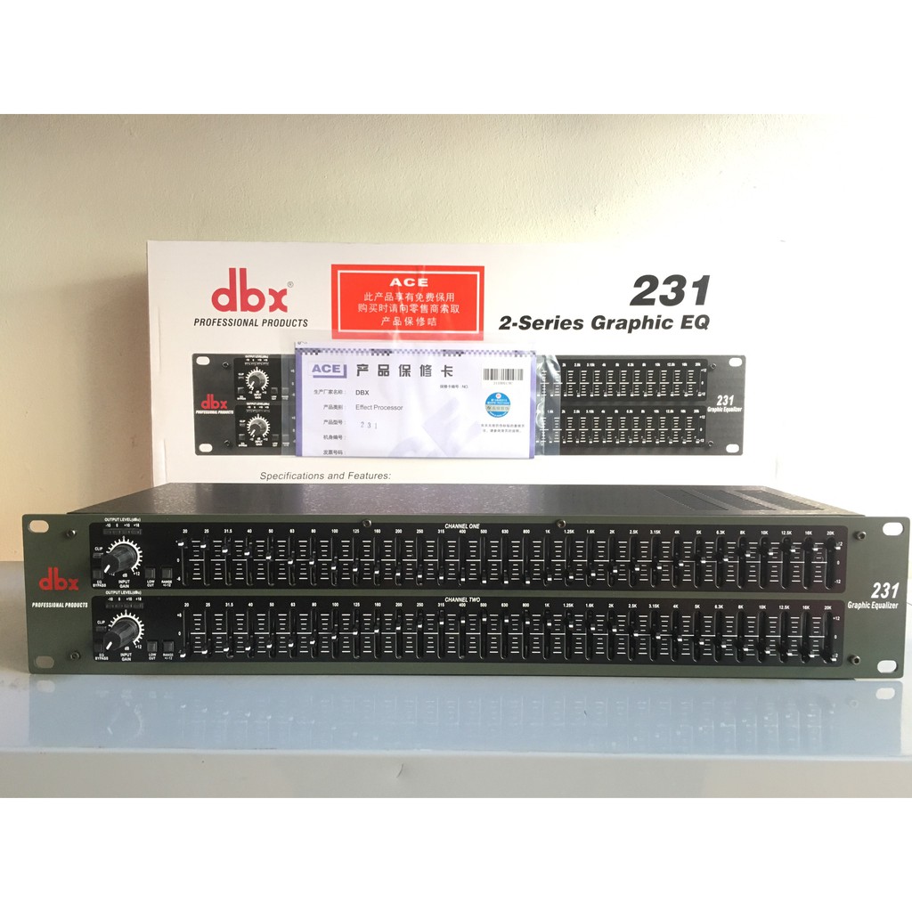 Lọc Xì Equalizer DBX 231 Siêu Hot Chỉnh Bass Căng Treb Sáng Cực Hay.