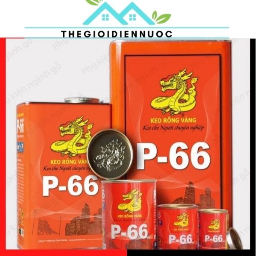 Keo dán đa năng siêu dính, keo rồng vàng P-66  110ml, 220ml, 600ml, keo dán mọi đồ vật