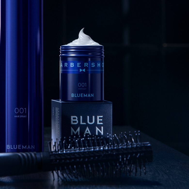 Sáp Vuốt Tóc Nam BLUEMAN Hair Clay Tạo Kiểu, Giữ Nếp Dưỡng Ẩm Không Nhờn 90g Cao Cấp