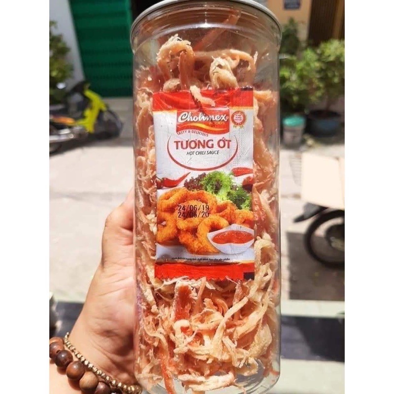 Mực sợi hấp nước dừa ❤️ Freeship 😍 300g