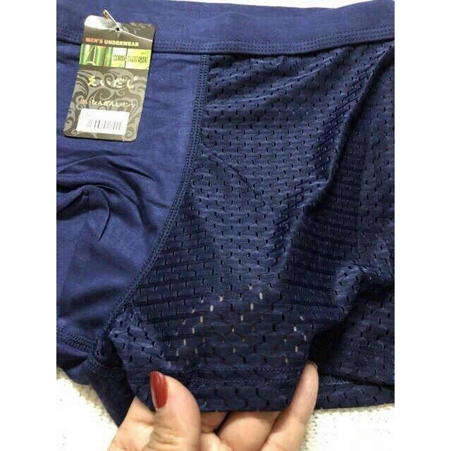 Quần SỊP ĐÙI LƯỚI  thông hơi xuất NHẬT cạp to chất đẹp boxers cho nam