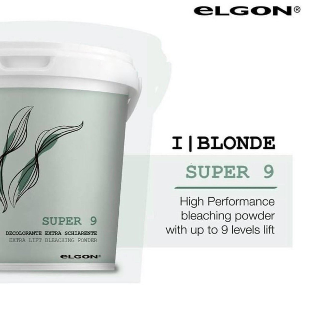 BỘT TẨY TÓC NHANH ELGON BLONDE SUPER 9 EXRA LIFT 50G - 500G