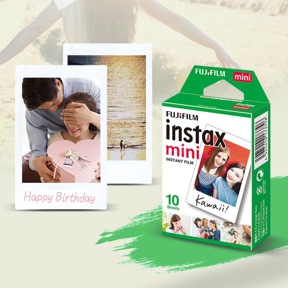 Set 20 giấy in ảnh màu trắng mini tiện lợi dành cho Fujifilm Instax