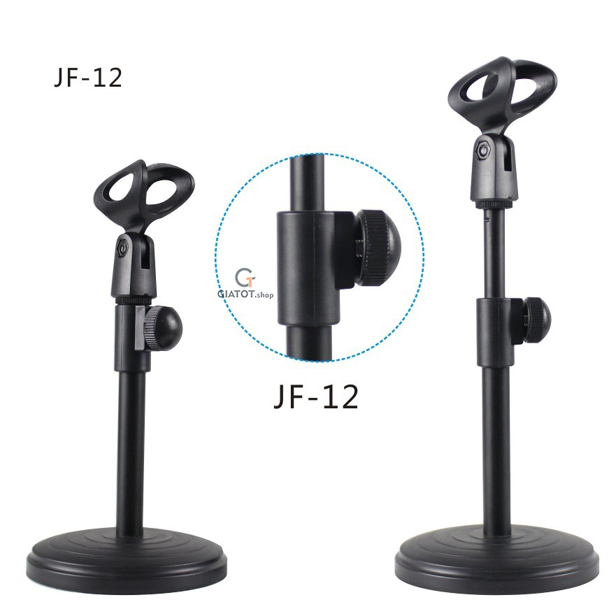 Giá đỡ micro thu âm mini có đế để bàn JF-12, hàng đẹp GiatotHN