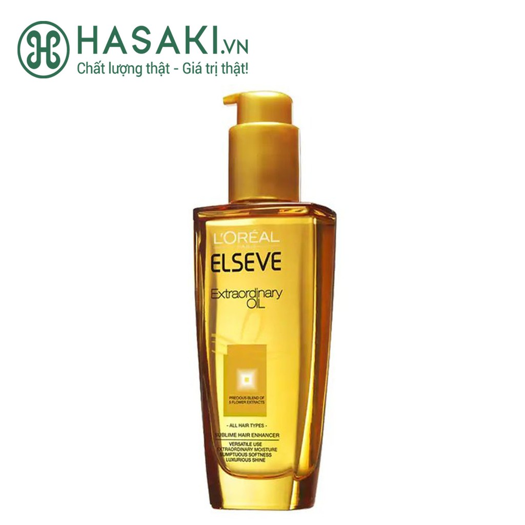 [Mã SKAMCLU9 giảm 10% đơn 100K] Dầu Dưỡng Tóc Tinh Dầu Hoa Tự Nhiên L'Oreal Elseve Extraodinary Oil 100ml