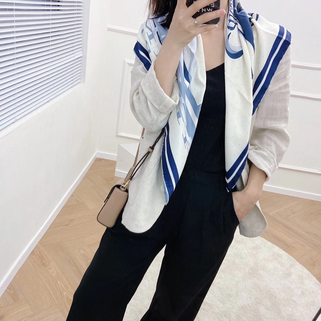 Khăn Choàng Cổ Và Khăn Choàng Cổ Bằng Lụa Họa Tiết Ngựa Sang Trọng Dành Cho Bạn Nữ 2021