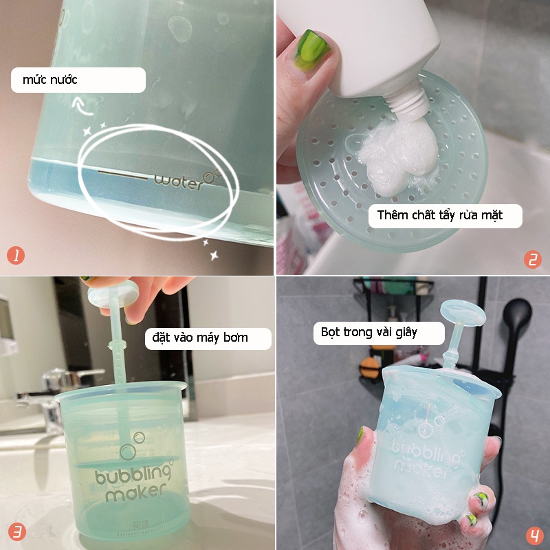 Bình Tạo Bọt Xà Phòng Tự Nhiên Histoire naturelle Tiện Dụng HN