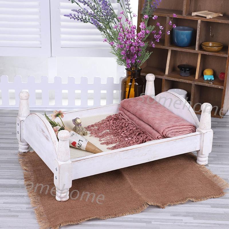 Giường Em Bé Bằng Gỗ Có Thể Tháo Rời Phong Cách Retro