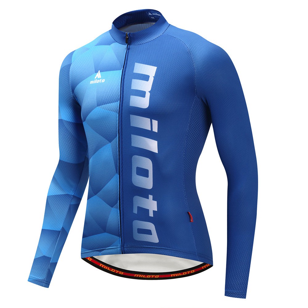 chất lượng cao [ready stock]MILOTO Men Long Sleeve Cycling Jersey Mtb Jersey Bicycle Clothing Mountain Bike Clothes Sportswear Jacket Maillot Ciclismo – – top1shop