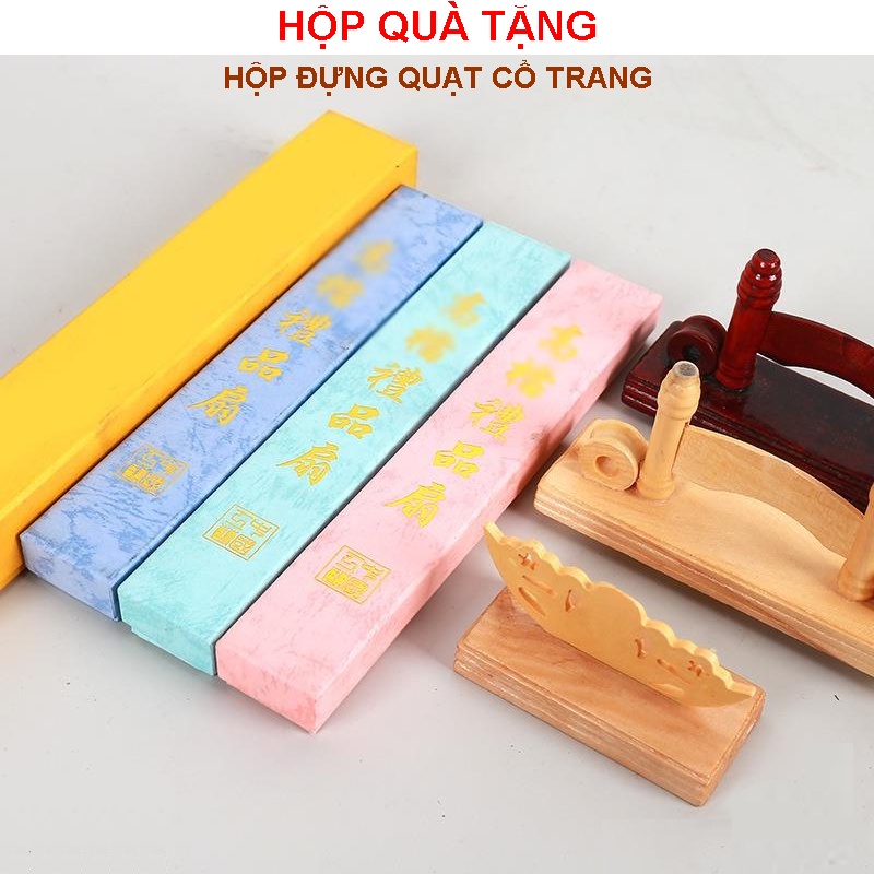 Hộp Quà Tặng Hộp Đựng Quạt Cổ Trang Tặng Bạn Bè Và Người Thân Trong Gia Đình