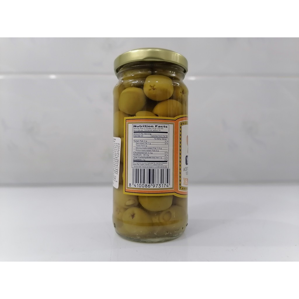 [240g – Cá hồi] Trái ô liu xanh nhồi [Spain] YBARRA Salmon Stuffed Olives (atu-hk)